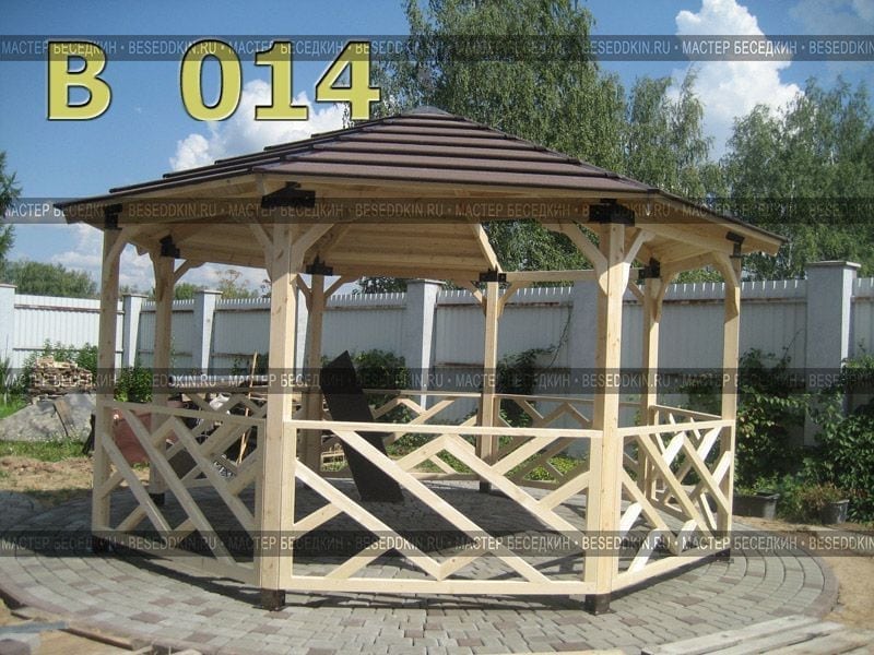 Беседка В-014 от компании «Династия»